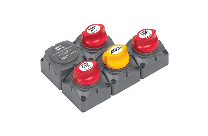 BEP Marine Battery Distribution Cluster f/Twin Inboard Engines w/Three Battery Banks